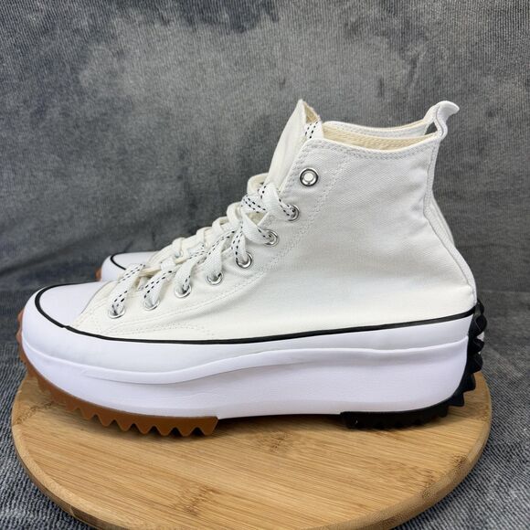 Converse Run Star Hike Shoes Mens Size 11.5 White High Top Sneakers 166799C main image 7